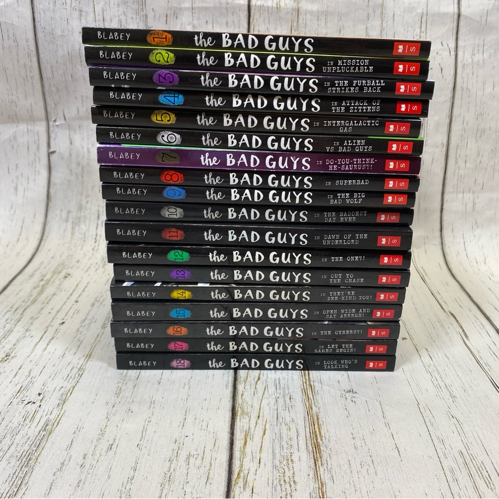 The Bad Guys Series Books 1–18 Lot Collection Set by Aaron Blabey